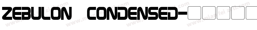 Zebulon Condensed字体转换